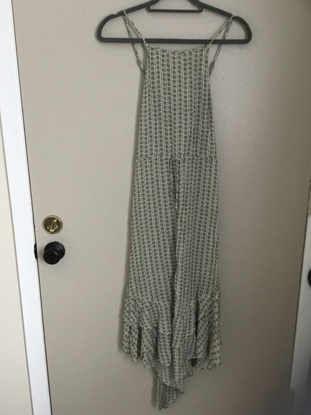 O’Neill ‘Adia’ Summer Black/Cream Print Midi Dress